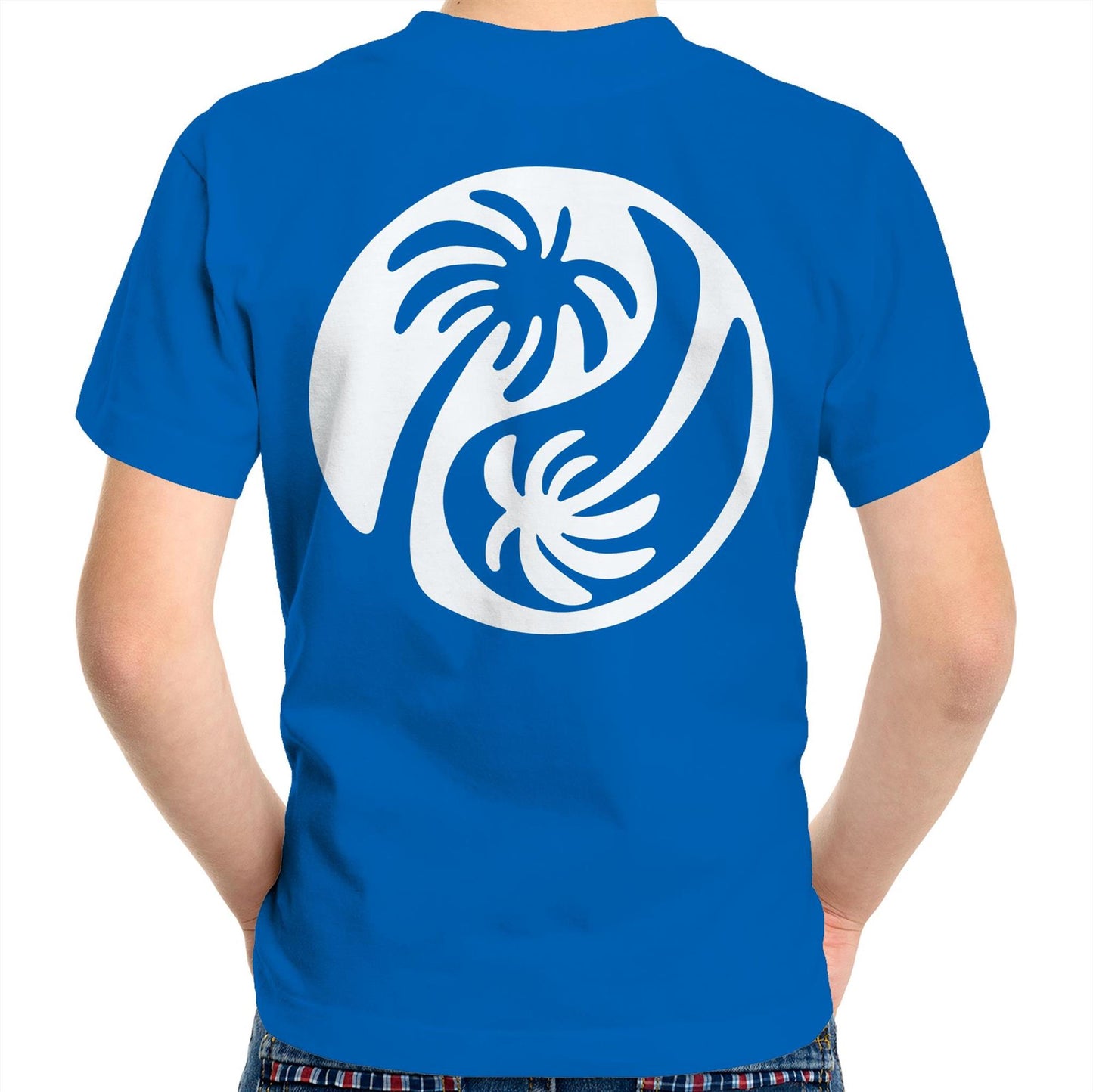 Cali White Ying Yang - Kids Tee