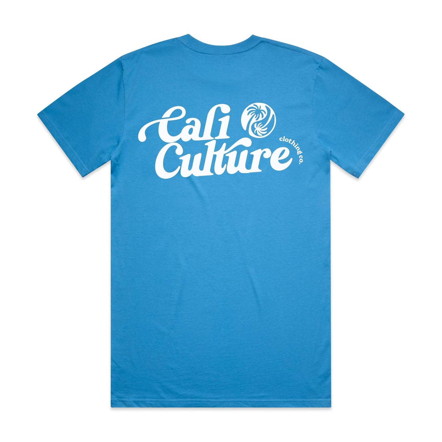 Blue Day Tee - Men's White Back Logo