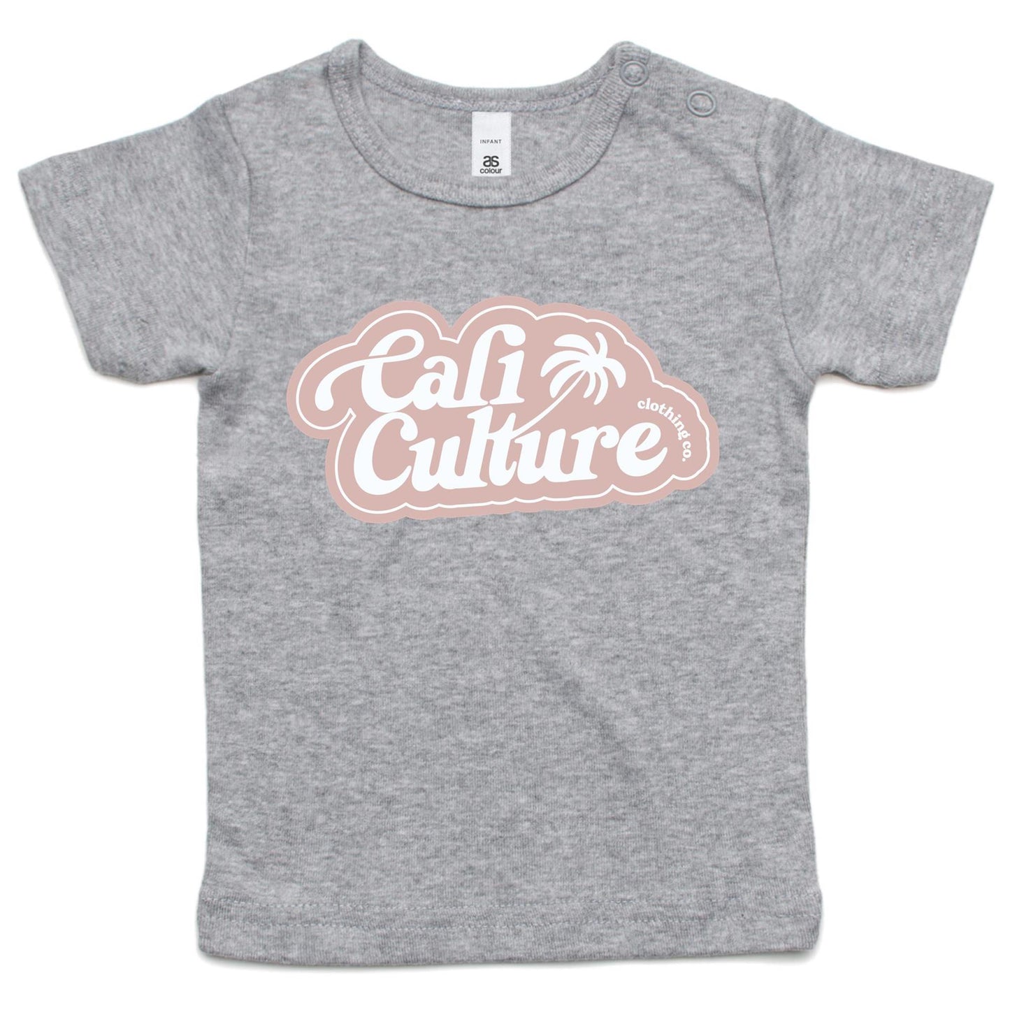Cali Pink Bubble Palm - Infant Tee