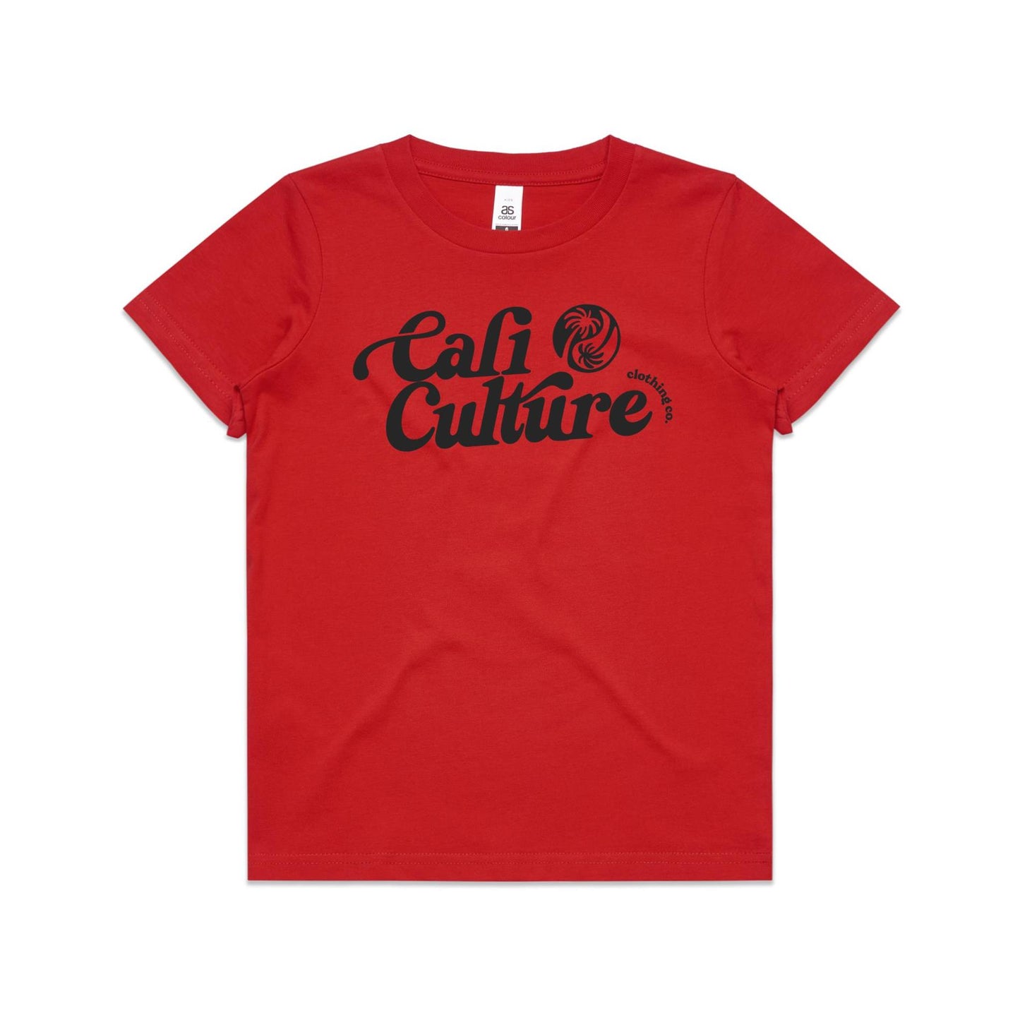 Red Day Tee - kids Black Cali Culture