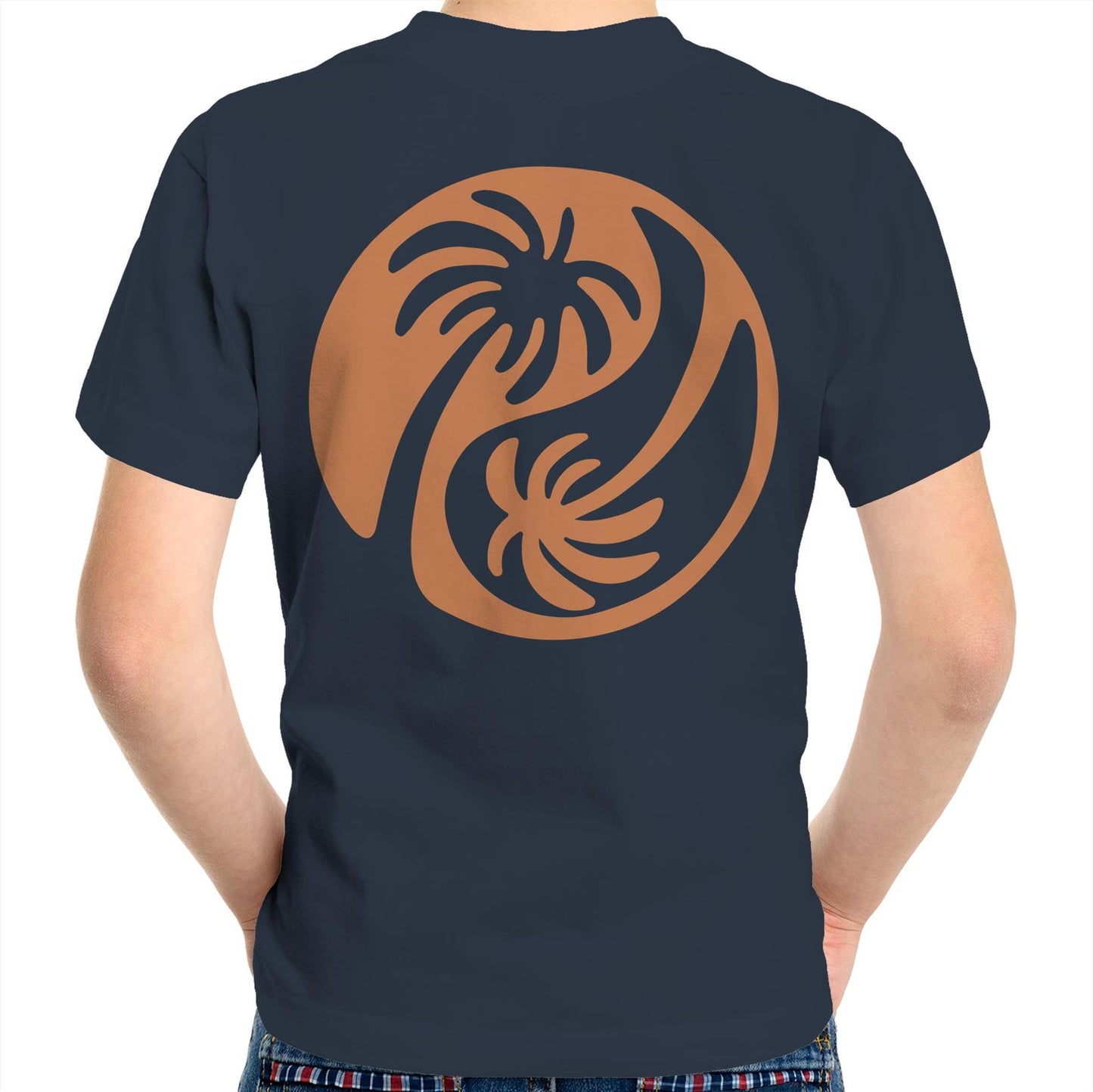 Kids Bronze Ying Yang - Kids Tee
