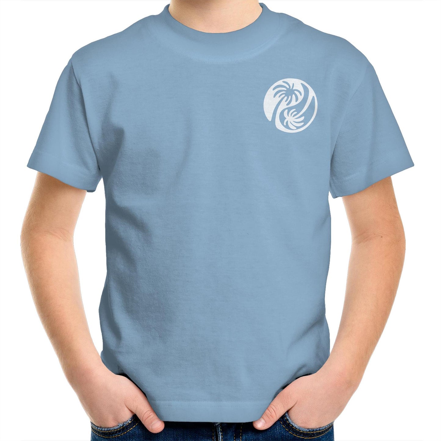 Cali White Ying Yang - Kids Tee