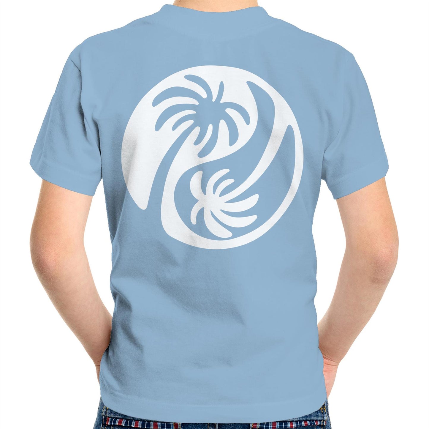 Cali White Ying Yang - Kids Tee