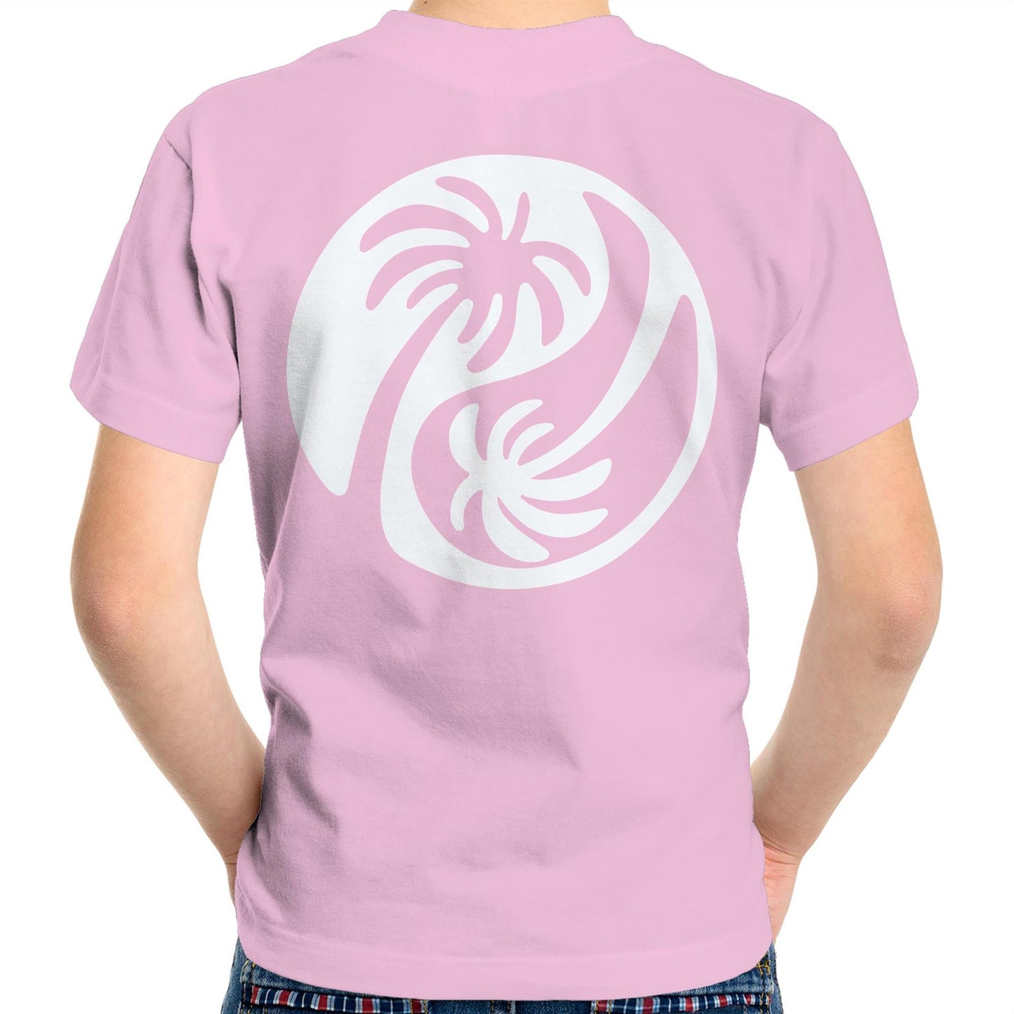Cali White Ying Yang - Kids Tee