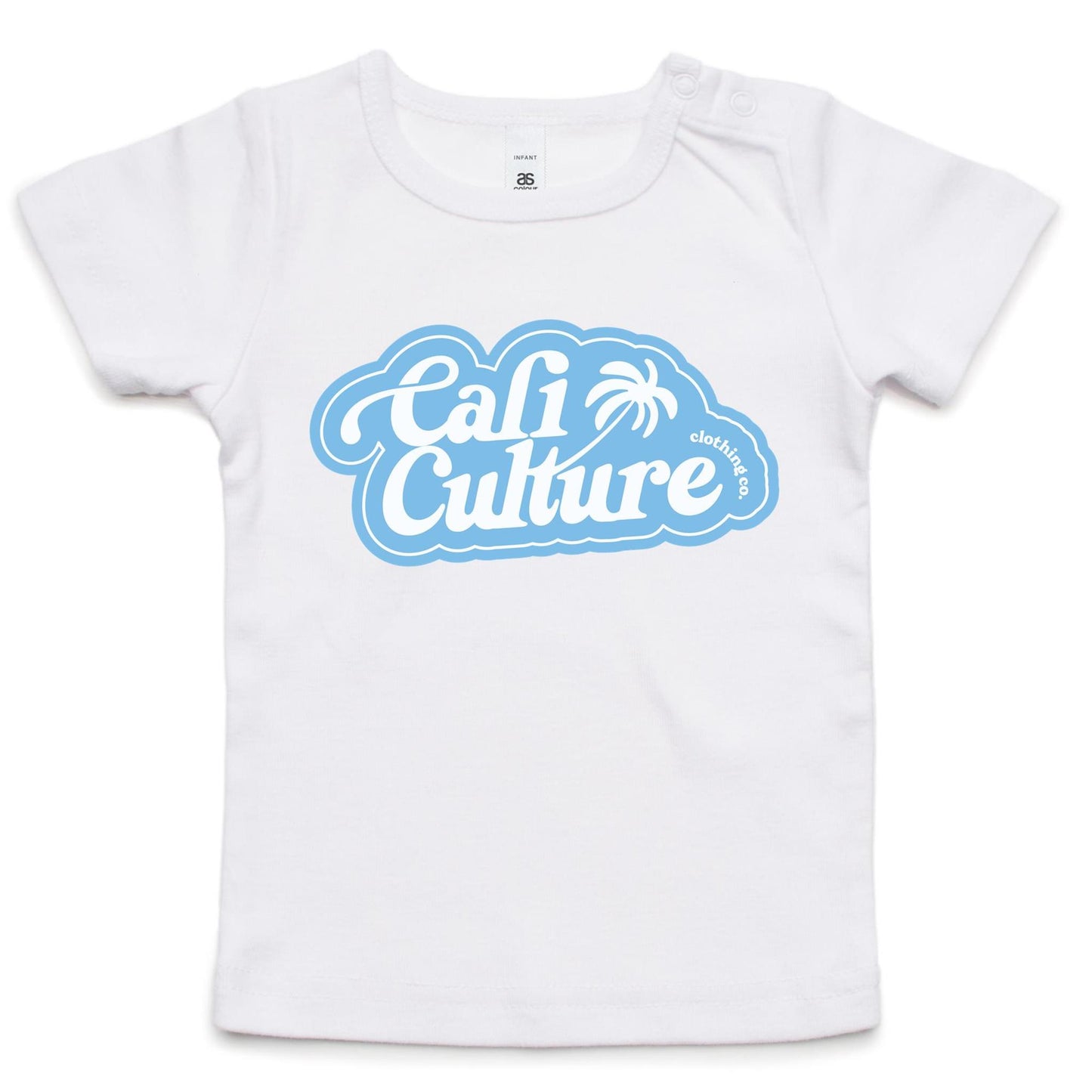 Cali Blue Bubble Palm - Infant Tee