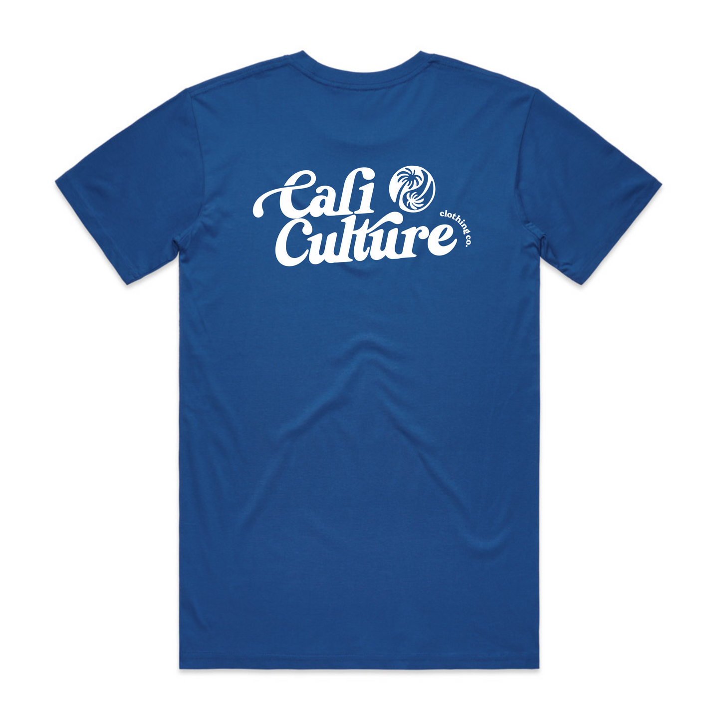 Blue Day Tee - Men's White Back Logo