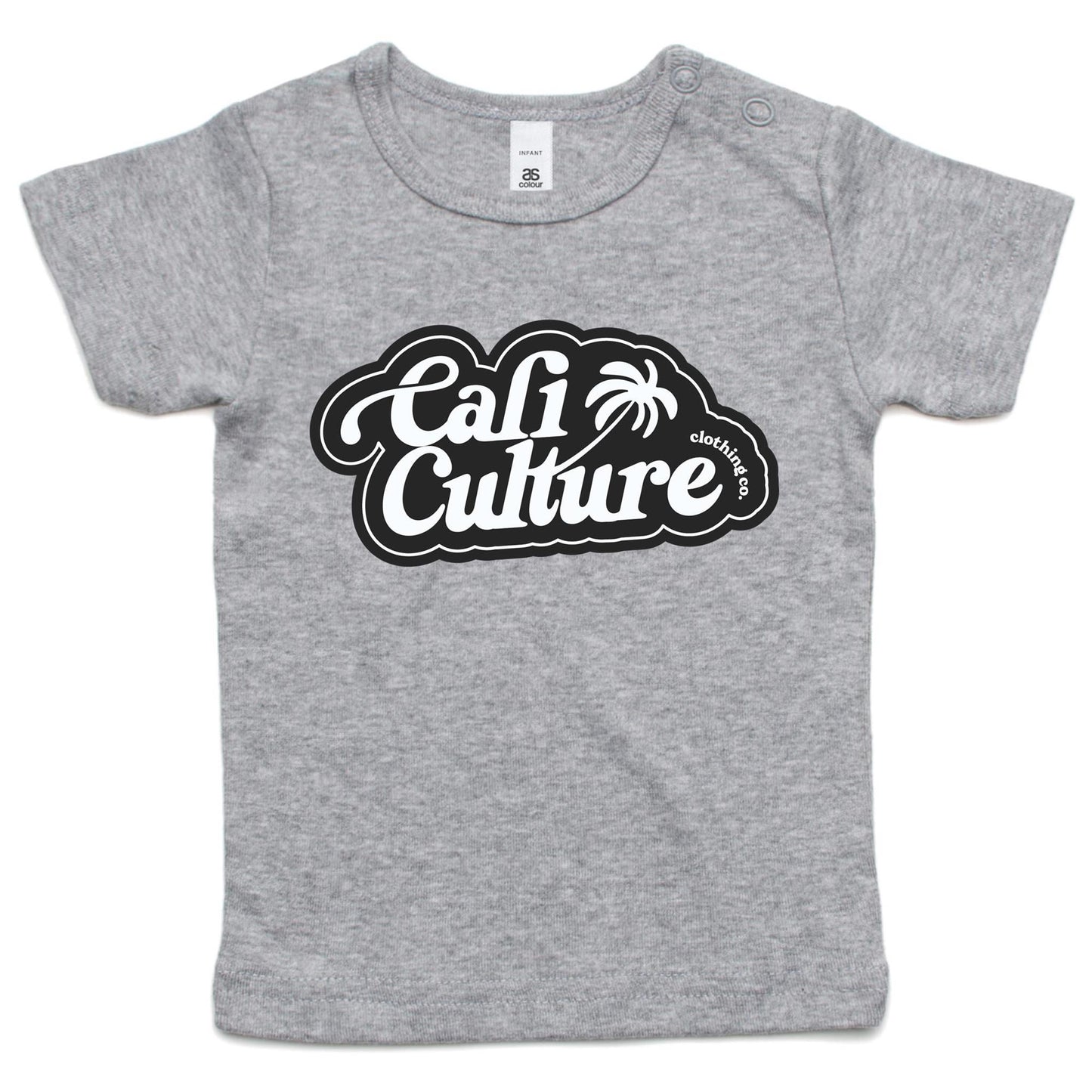 Cali Black Bubble Palm - Infant Tee