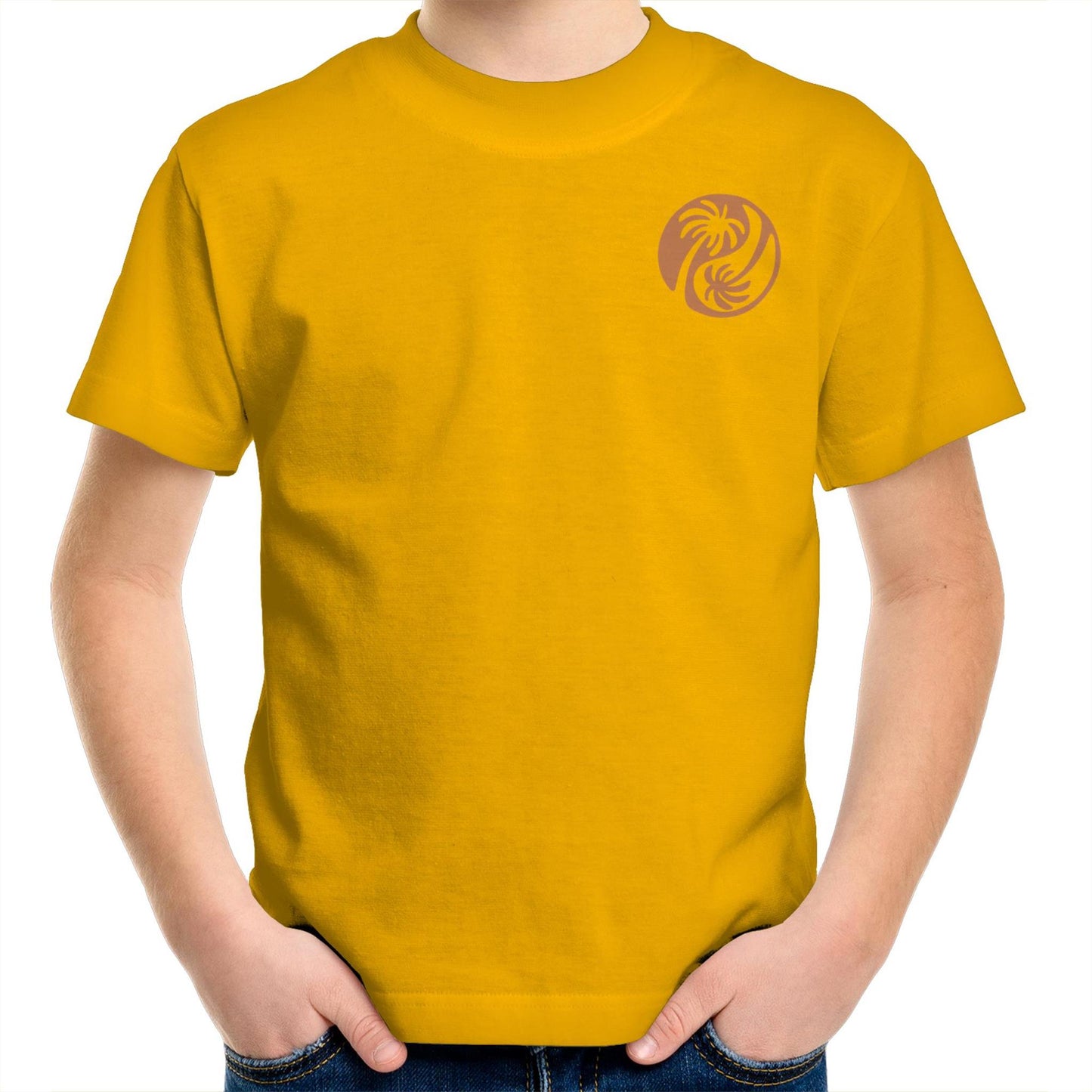 Kids Bronze Ying Yang - Kids Tee