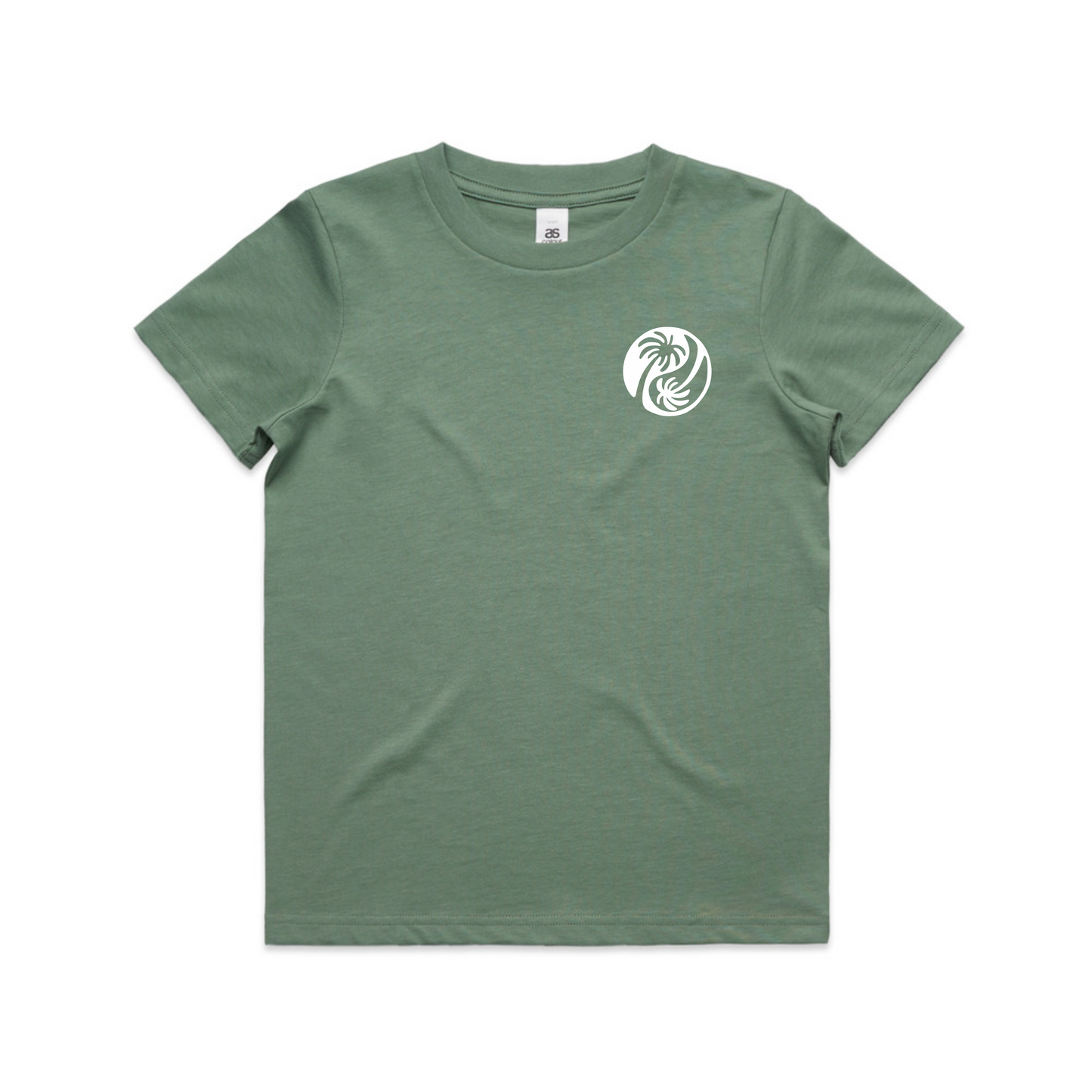 Kids White Yin-Yang Tee
