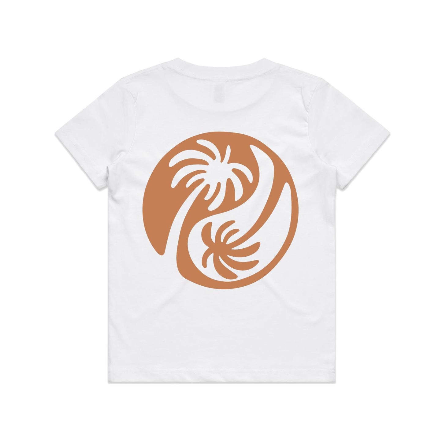 Youth Yin - Yang Palm Tee - Bronze Logo