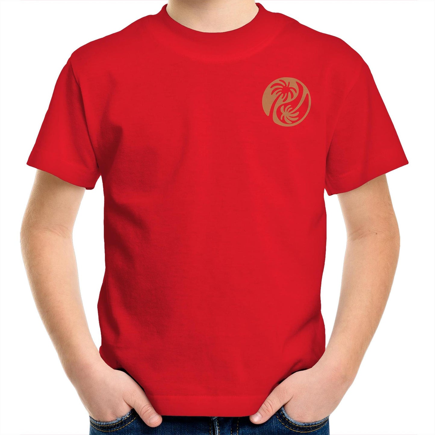 Kids Bronze Ying Yang - Kids Tee