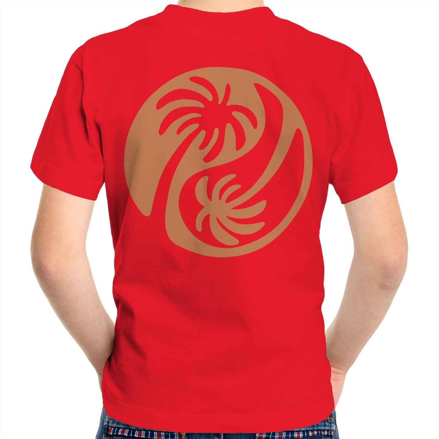 Kids Bronze Ying Yang - Kids Tee