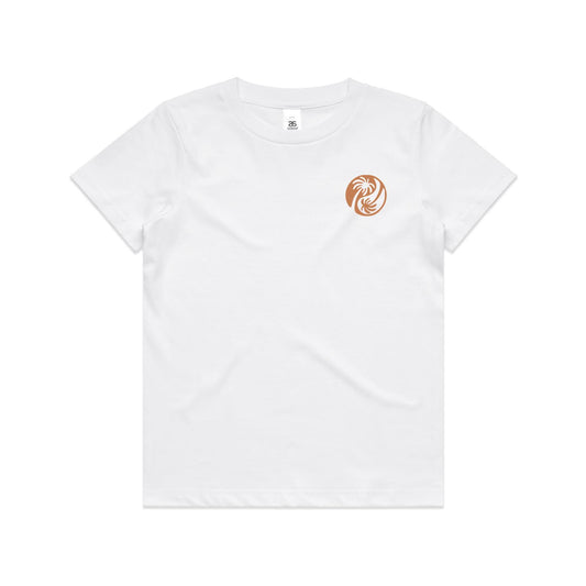 Youth Yin - Yang Palm Tee - Bronze Logo