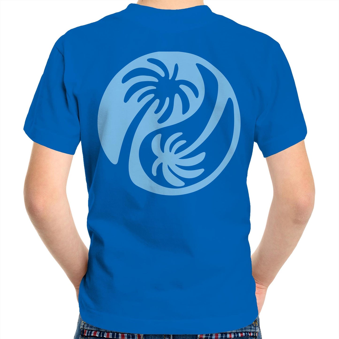 Cali Blue Ying Yang - Kids Tee