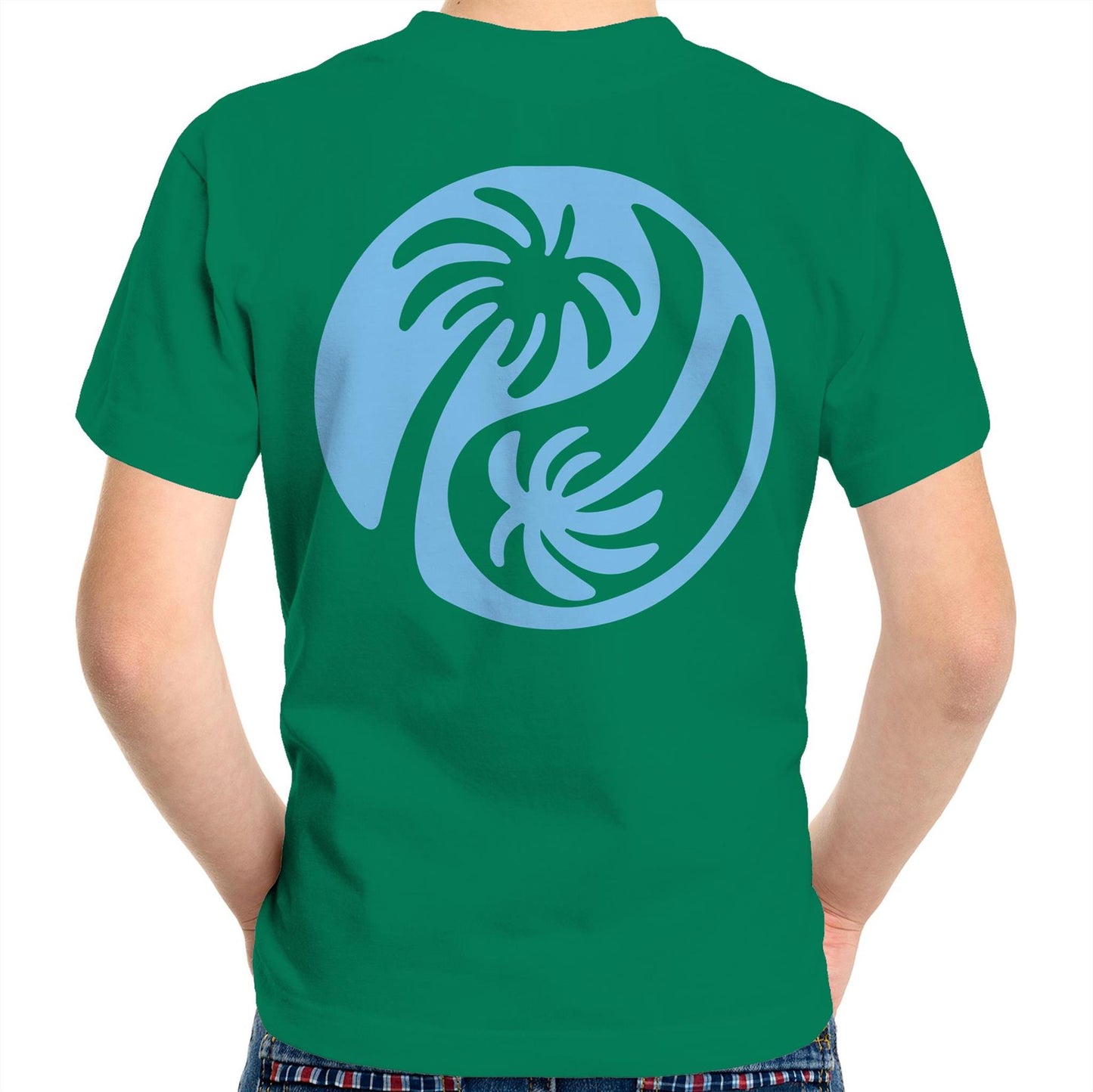 Cali Blue Ying Yang - Kids Tee