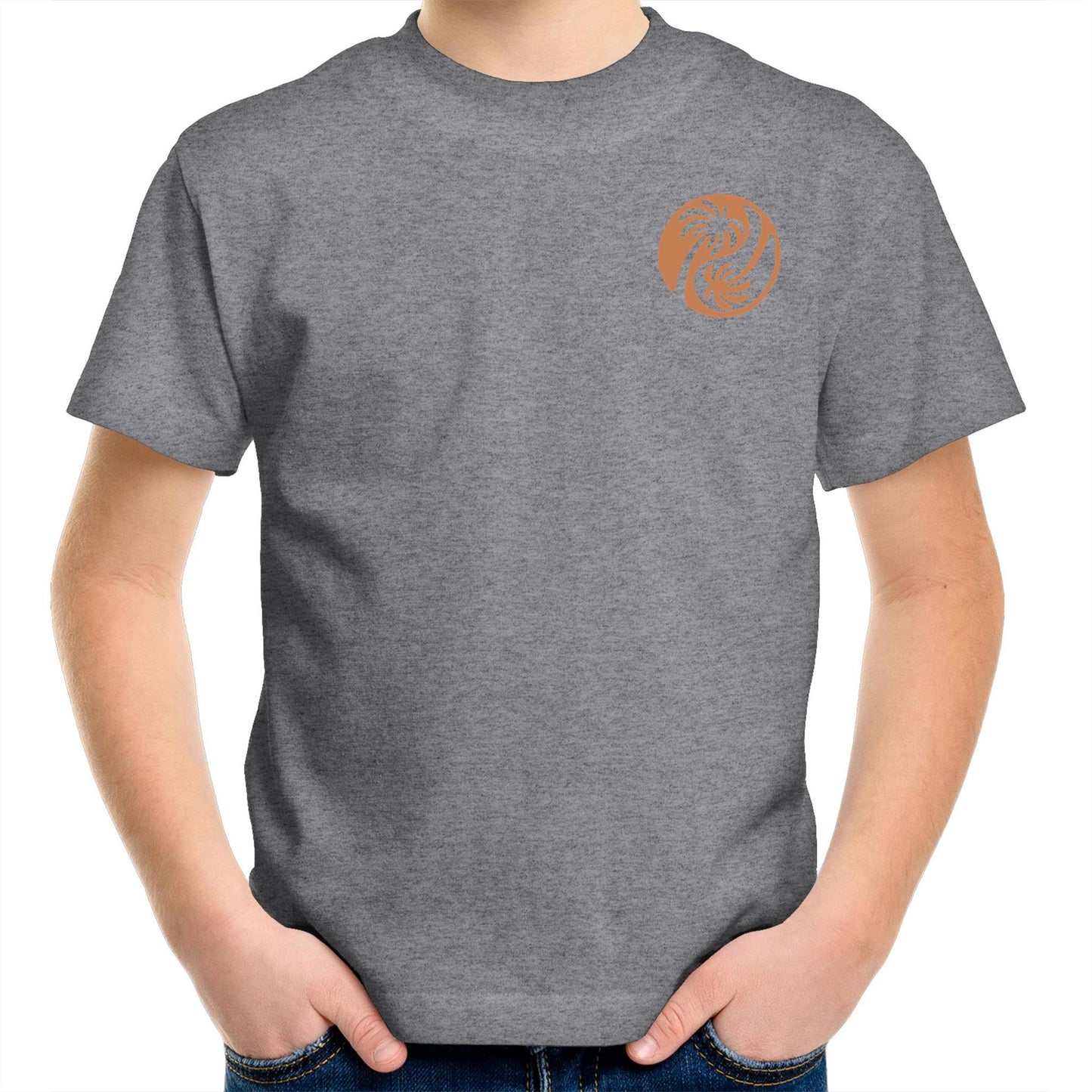 Kids Bronze Ying Yang - Kids Tee