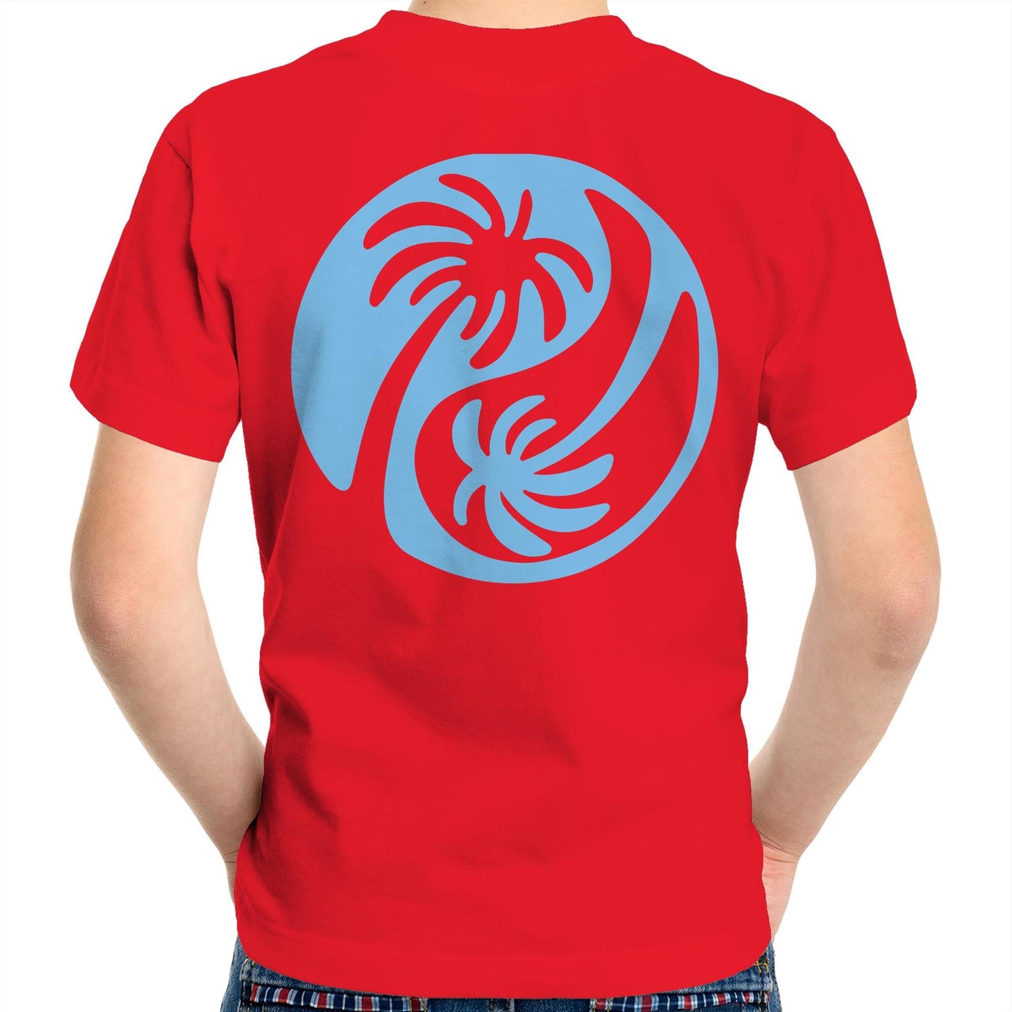 Cali Blue Ying Yang - Kids Tee