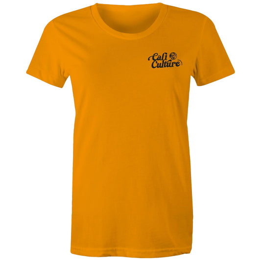 Orange Day Tee - Women's Black Logo