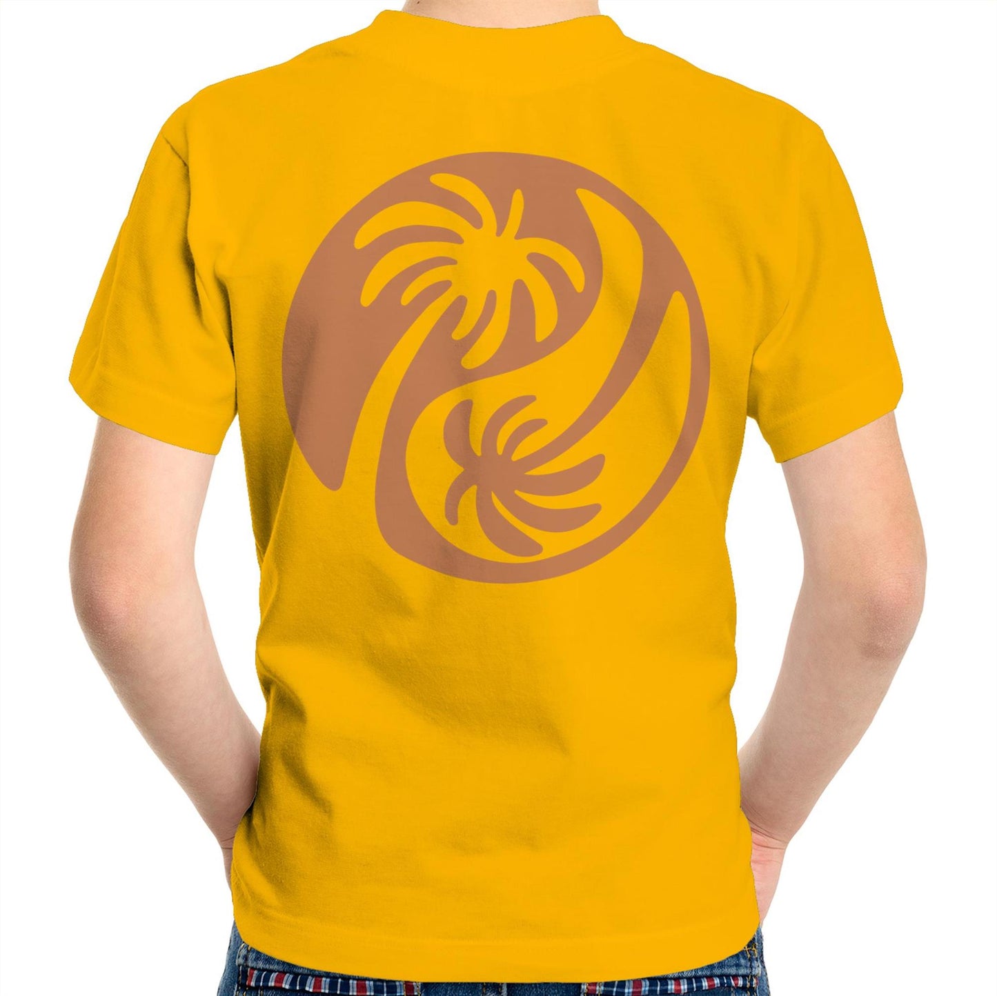 Kids Bronze Ying Yang - Kids Tee