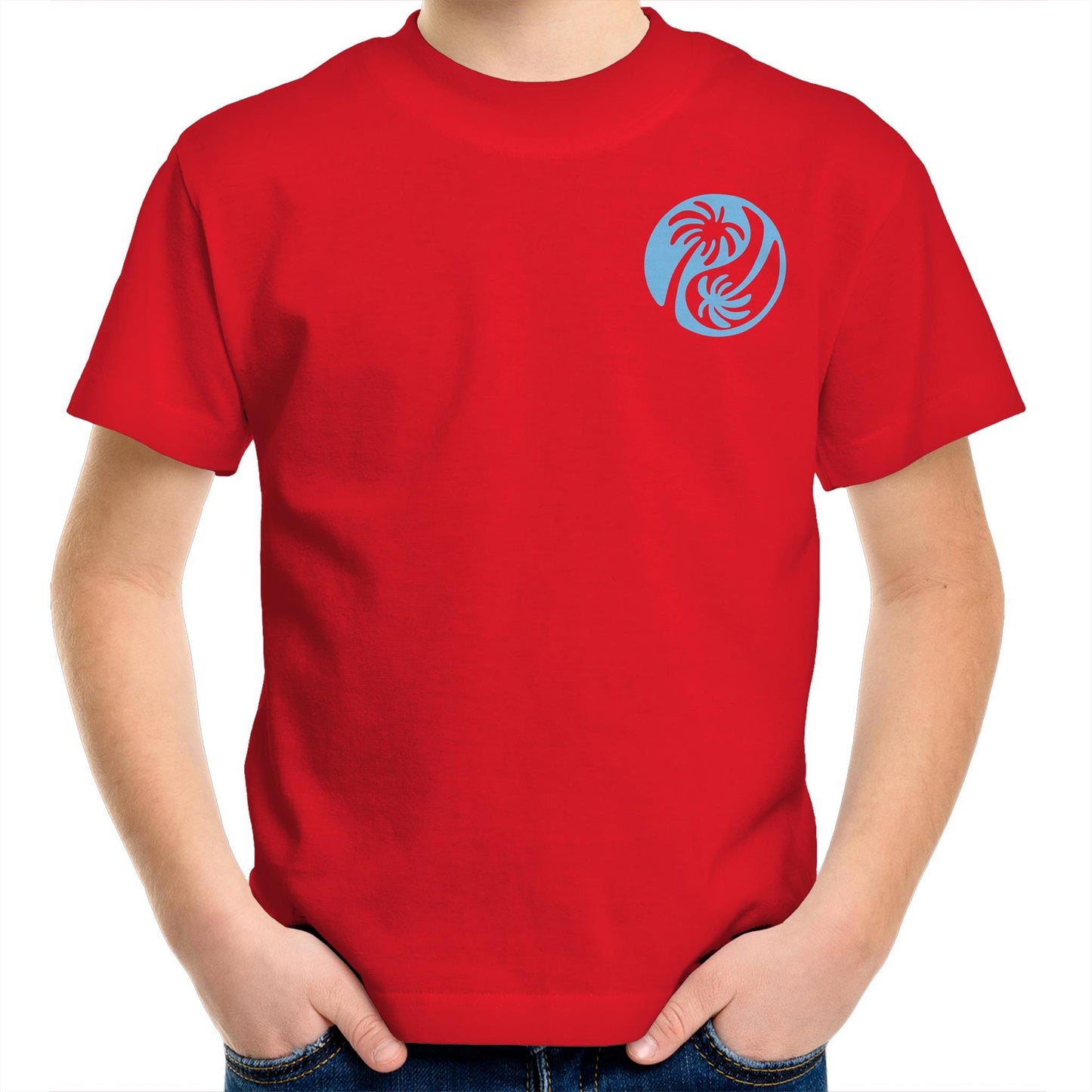 Cali Blue Ying Yang - Kids Tee