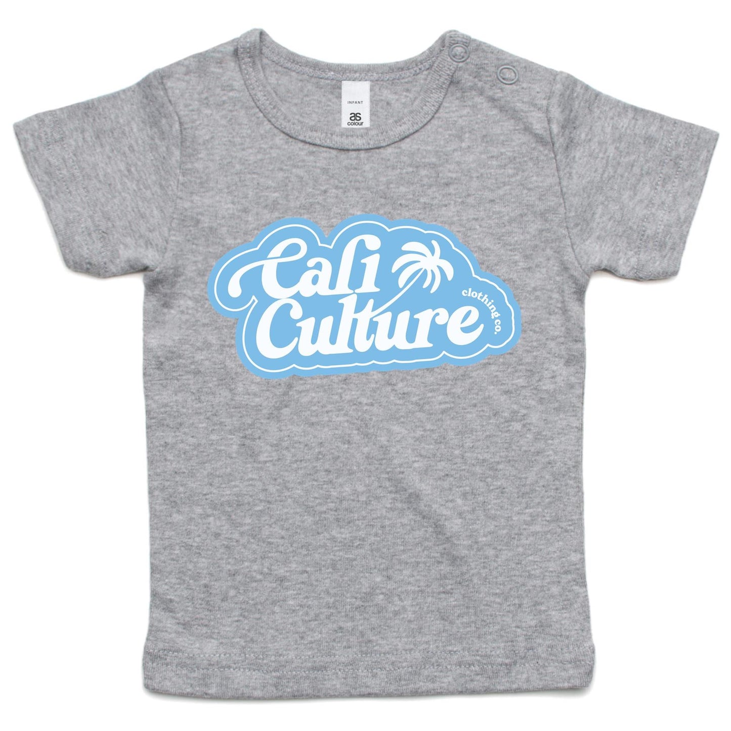 Cali Blue Bubble Palm - Infant Tee