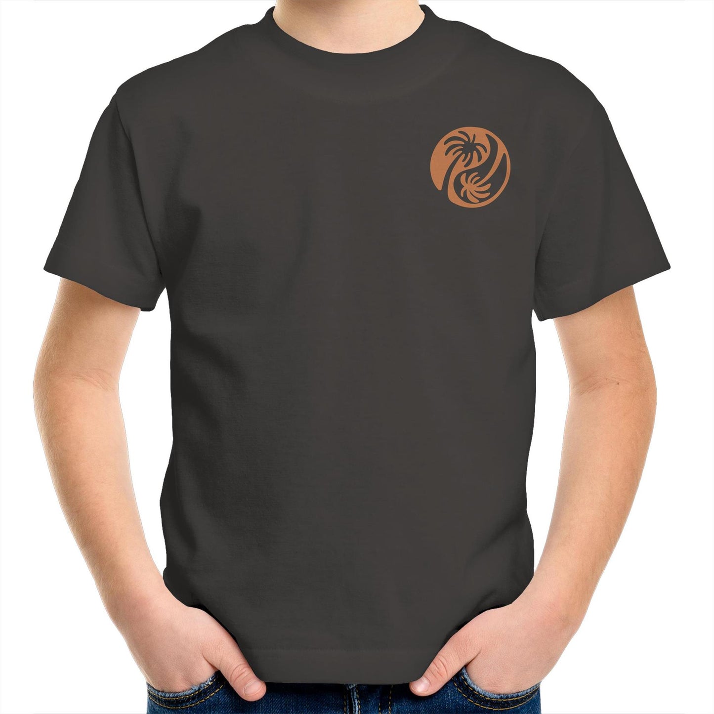 Kids Bronze Ying Yang - Kids Tee