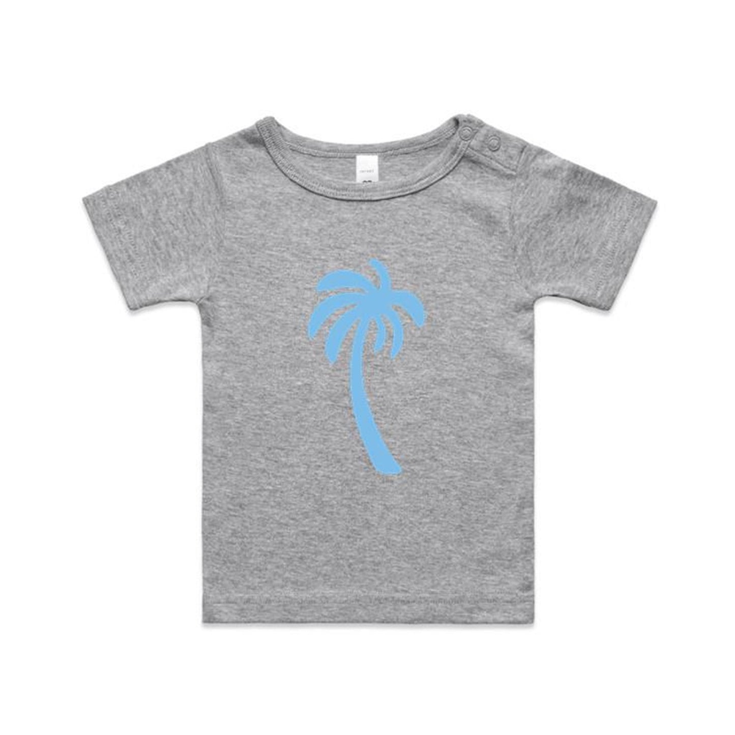 Mini Palm Tee - Blue Palm