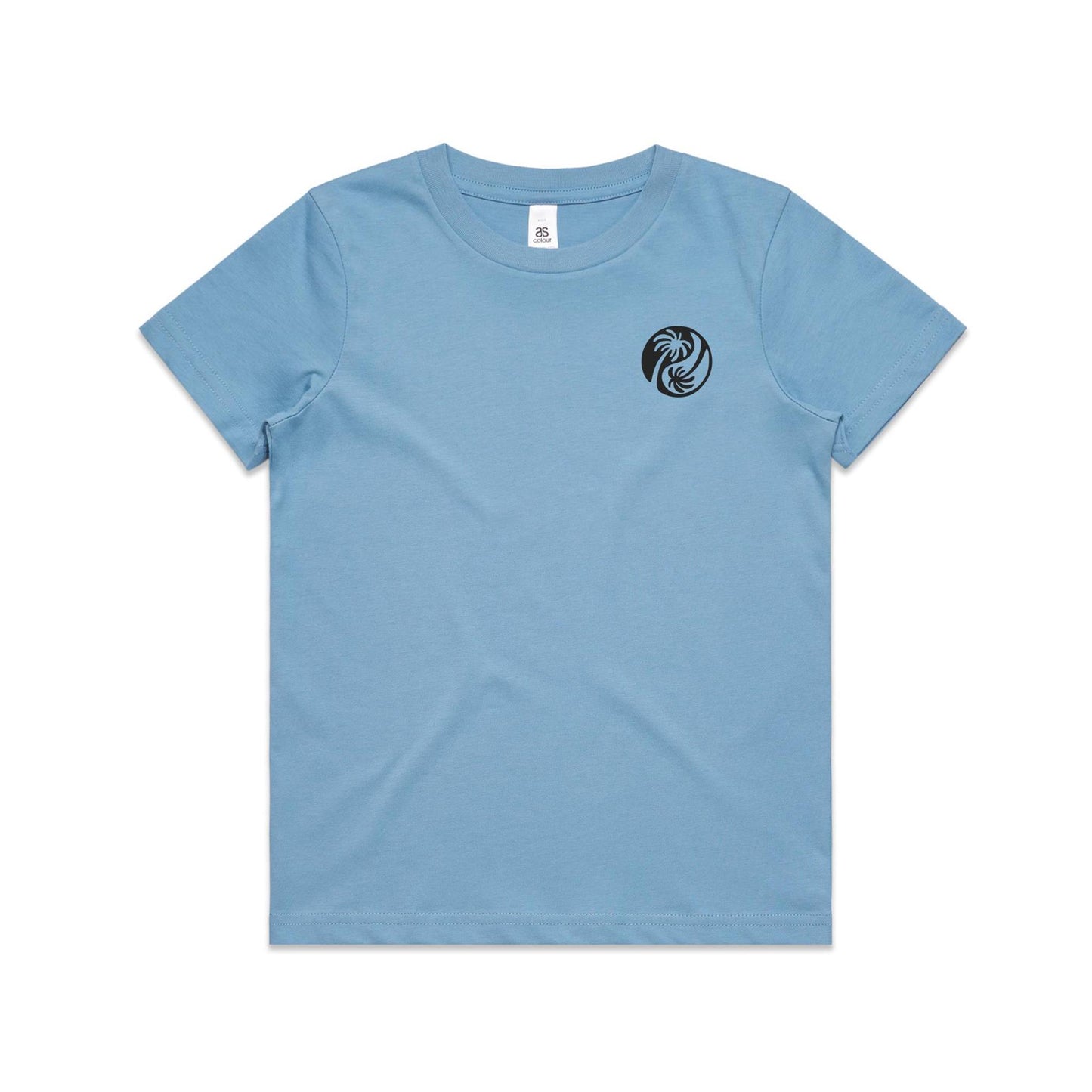 Youth Yin - Yang Palm Tee - Black Logo