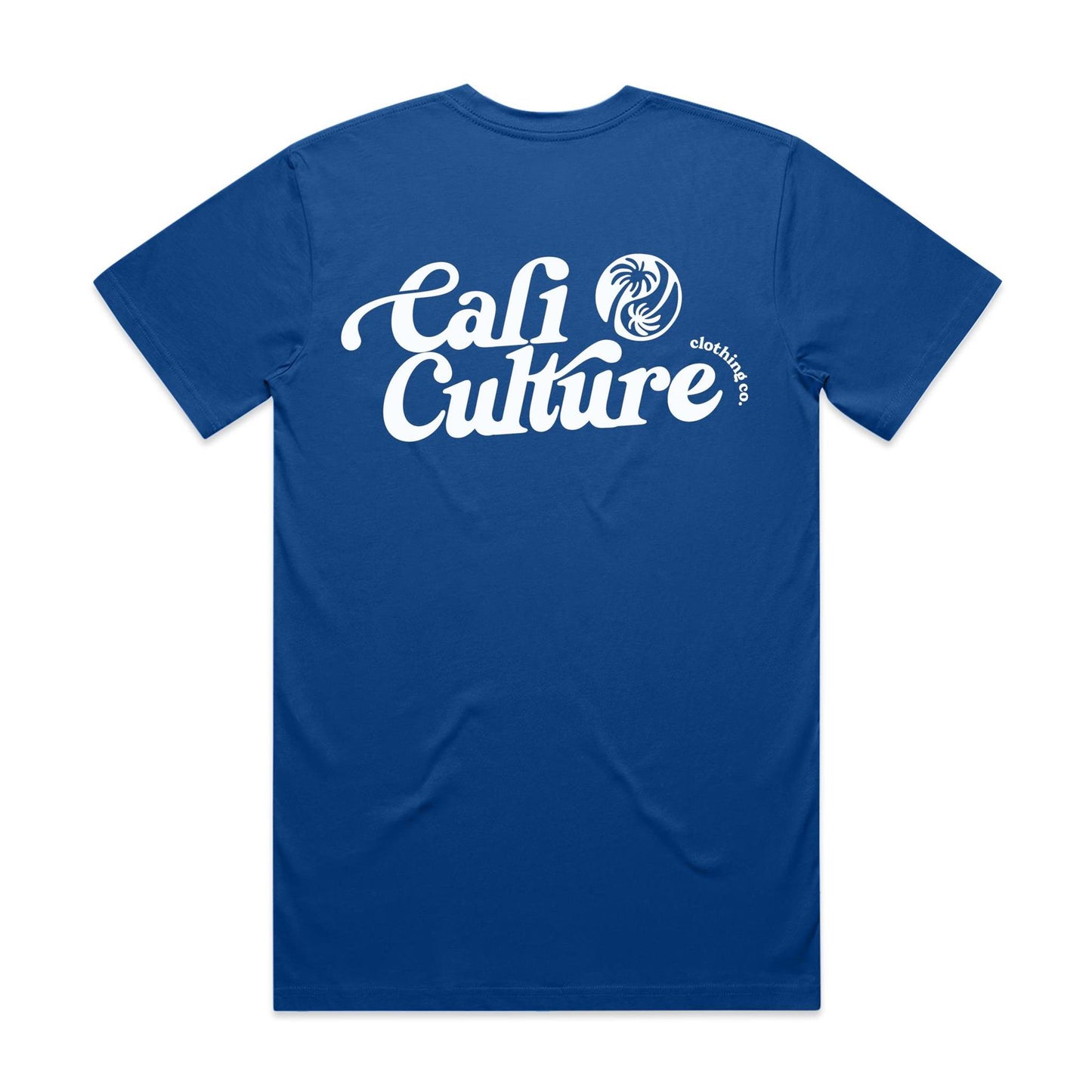 Blue Day Tee - Men's White Back Logo