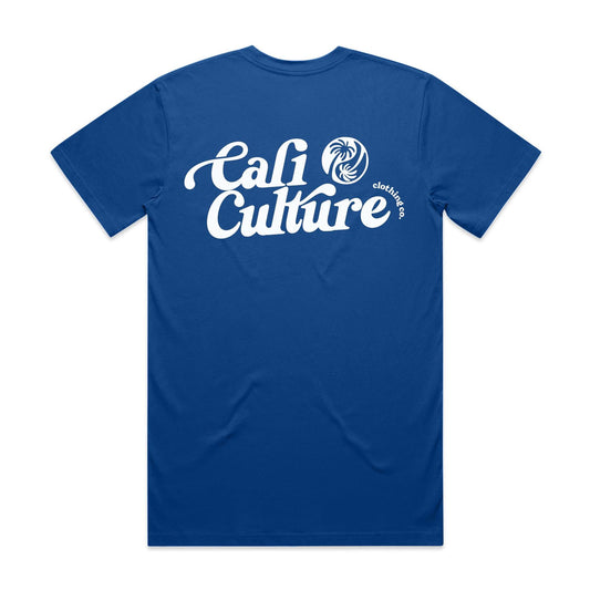Blue Day Tee - Men's White Back Logo