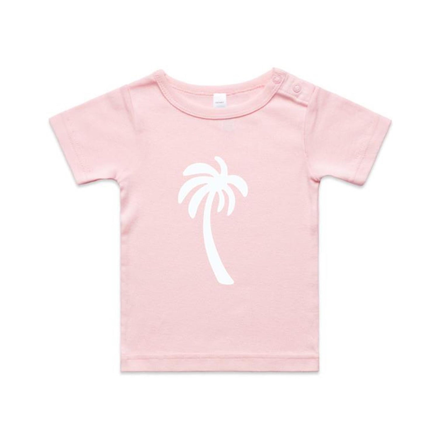 Mini Palm Tee - White Palm