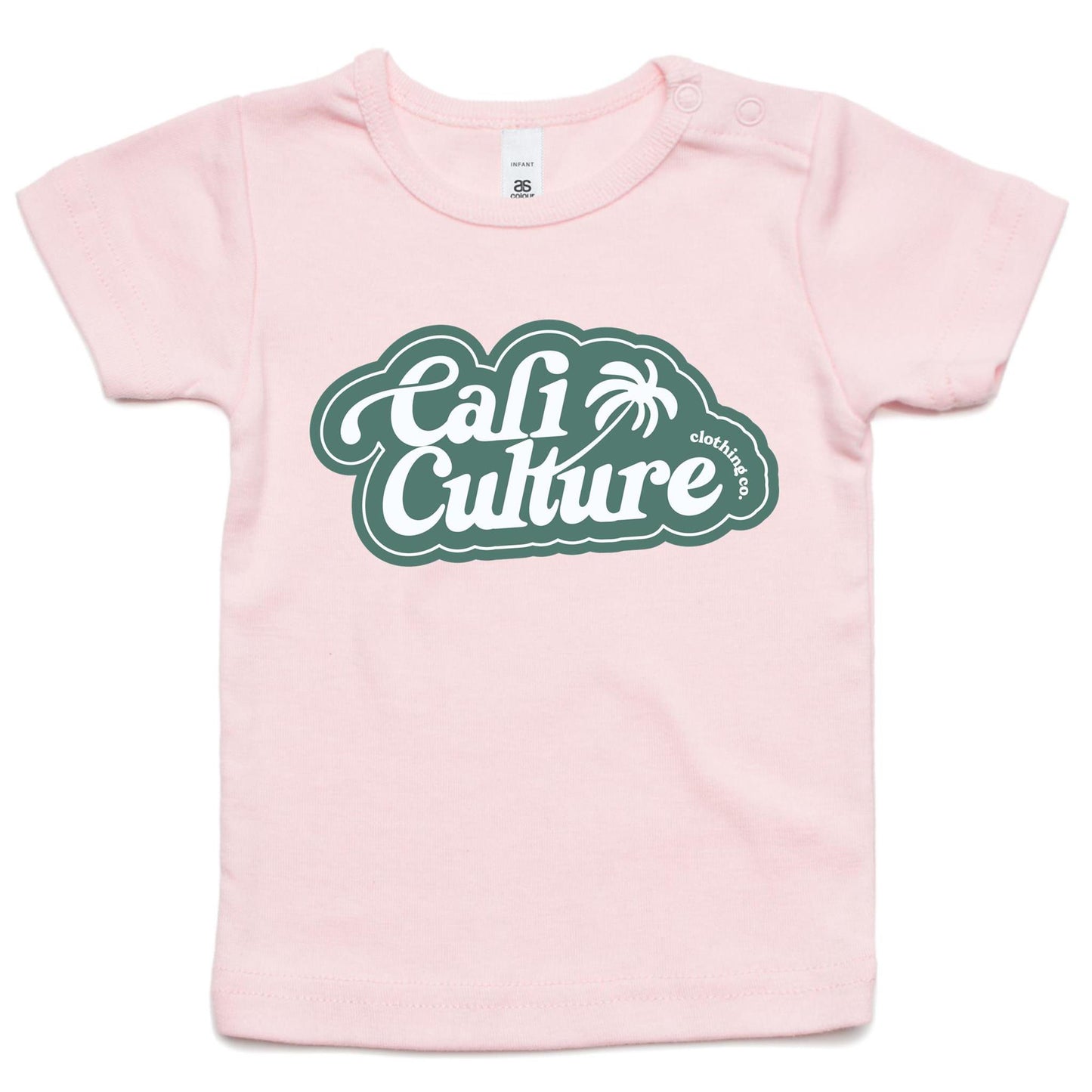 Cali Green Bubble Palm - Infant Tee