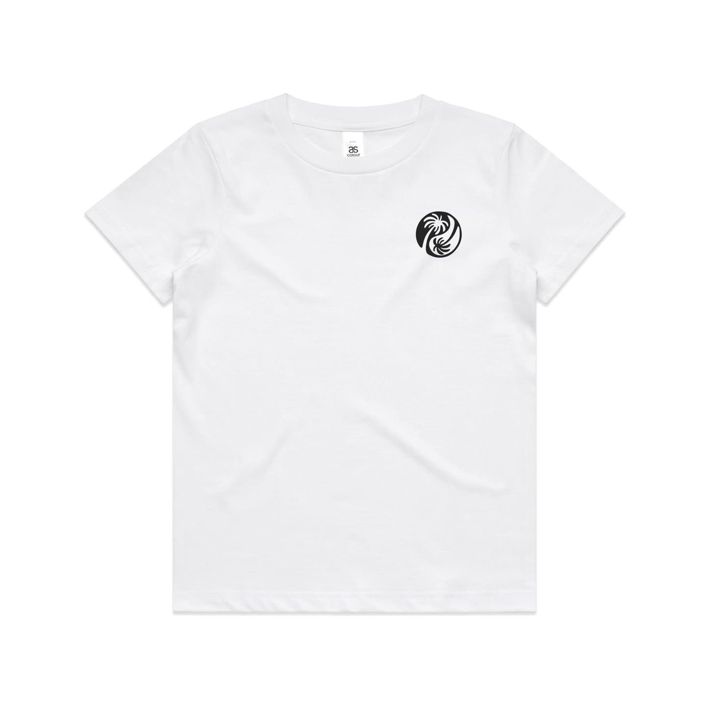 Youth Yin - Yang Palm Tee - Black Logo