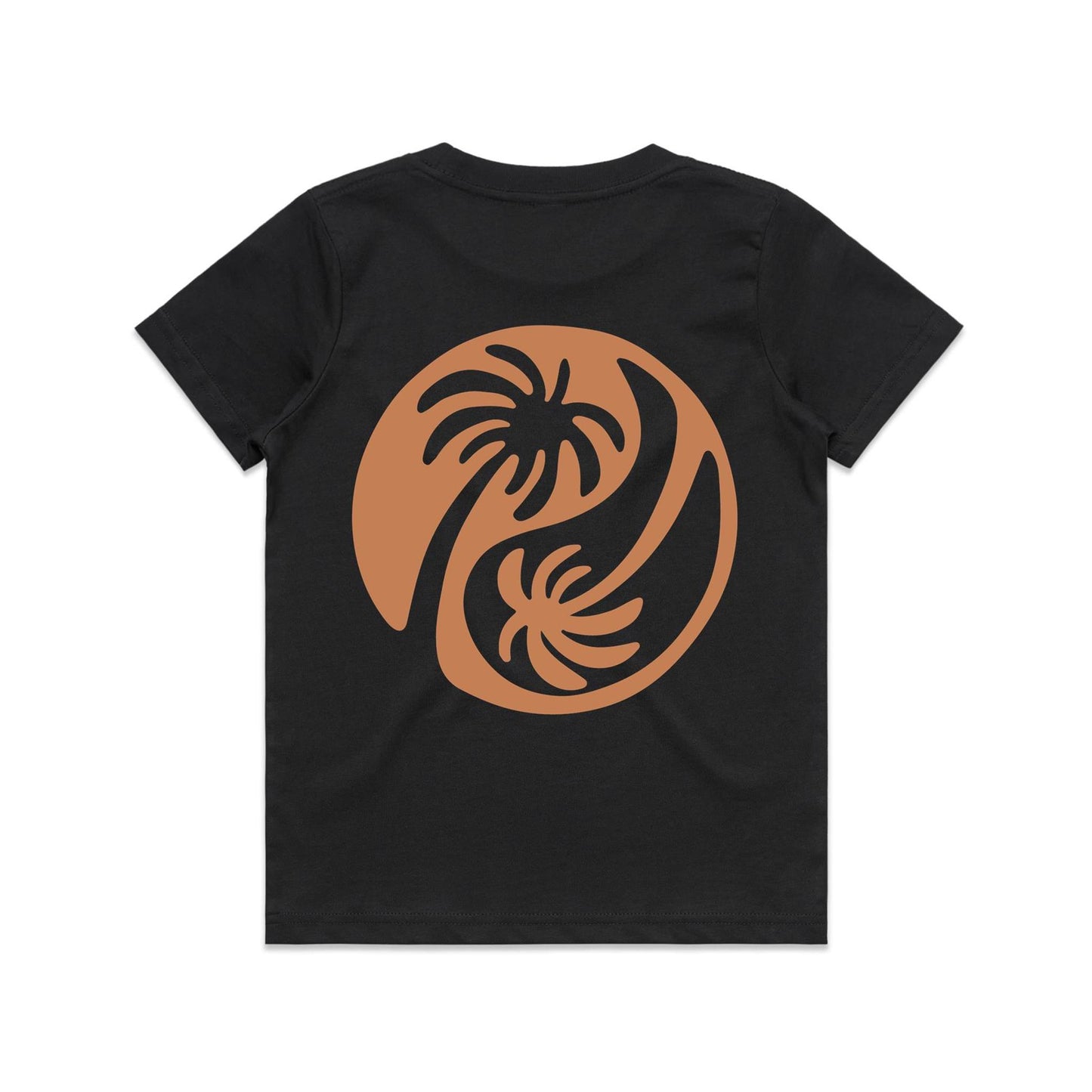 Youth Yin - Yang Palm Tee - Bronze Logo