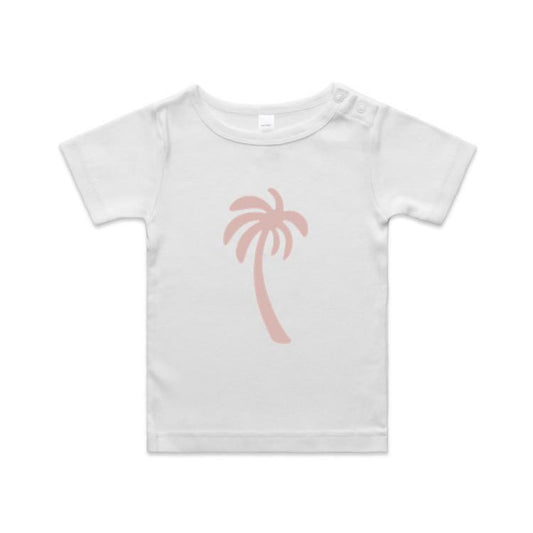 Mini Palm Tee - Pink Tree