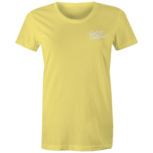 Yellow Day Tee - Women's White Back Logo