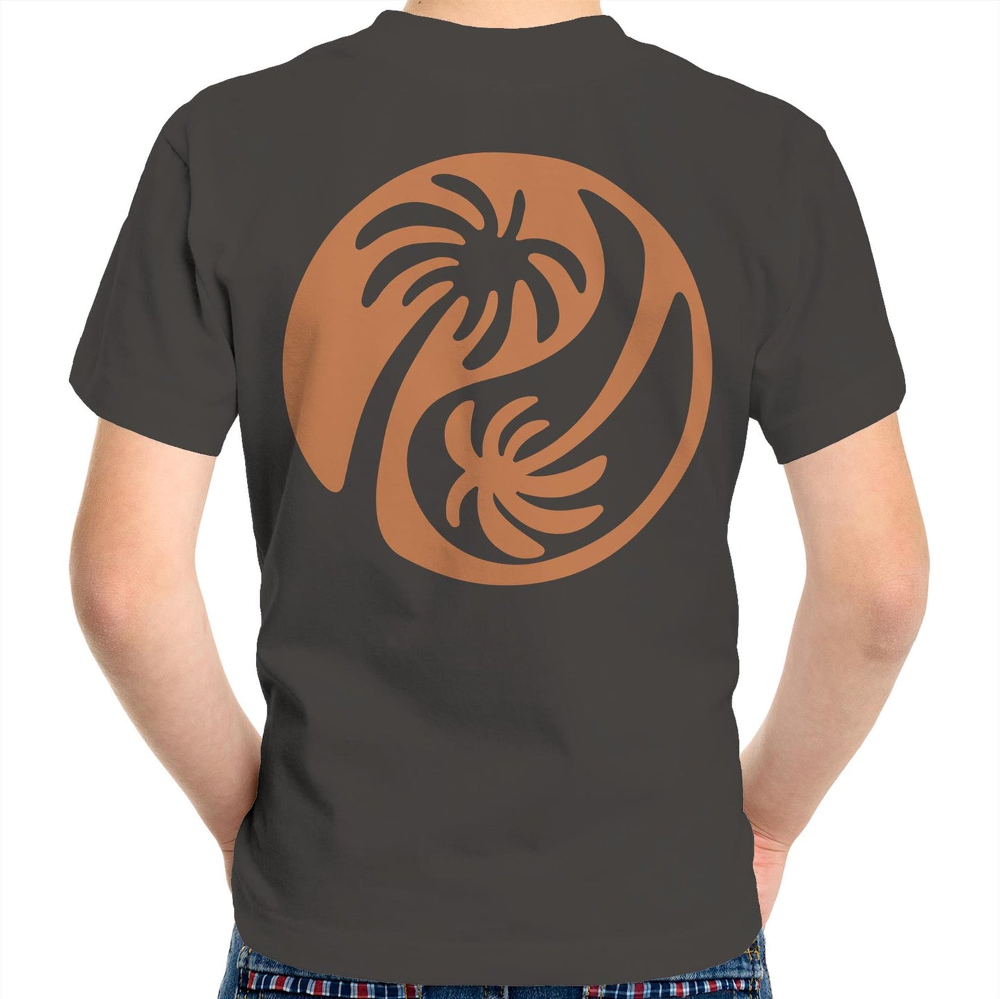 Kids Bronze Ying Yang - Kids Tee