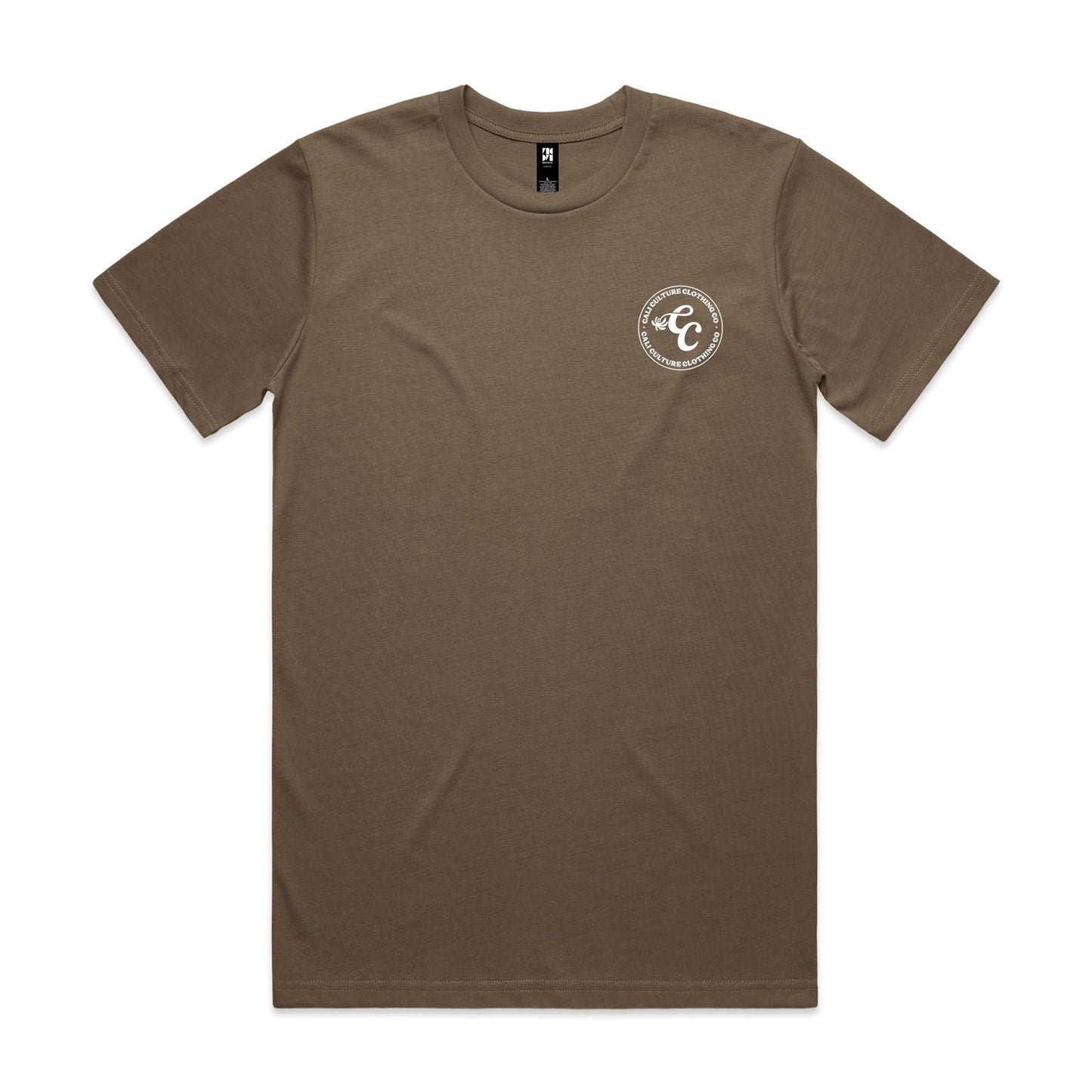 Cali Culture Men's Classic Tee - White Front Logo