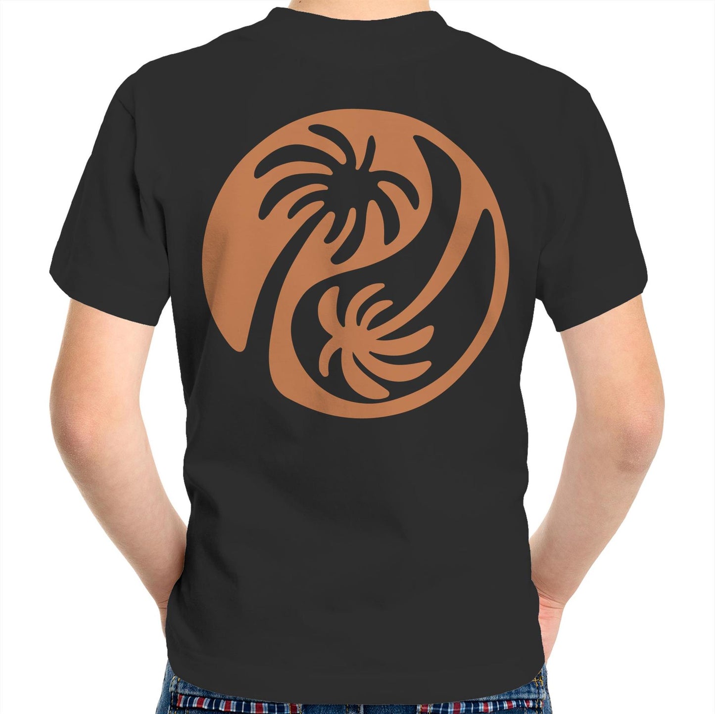 Kids Bronze Ying Yang - Kids Tee