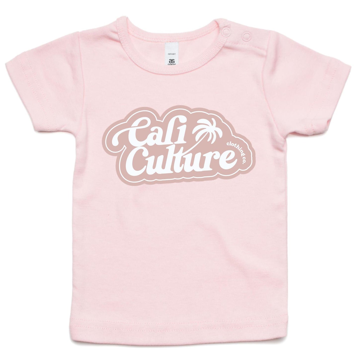 Cali Pink Bubble Palm - Infant Tee