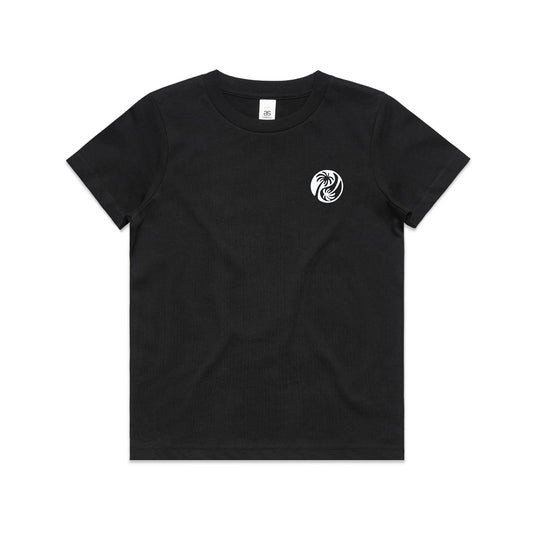 Youth Yin - Yang Palm Tee - White Logo