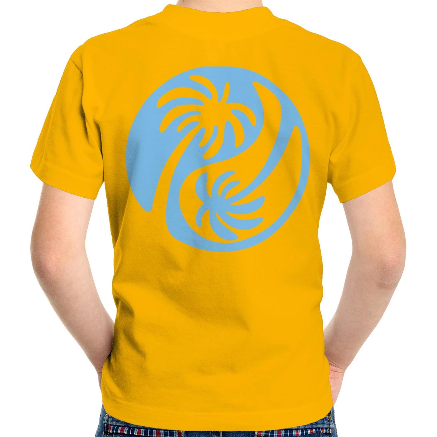 Cali Blue Ying Yang - Kids Tee
