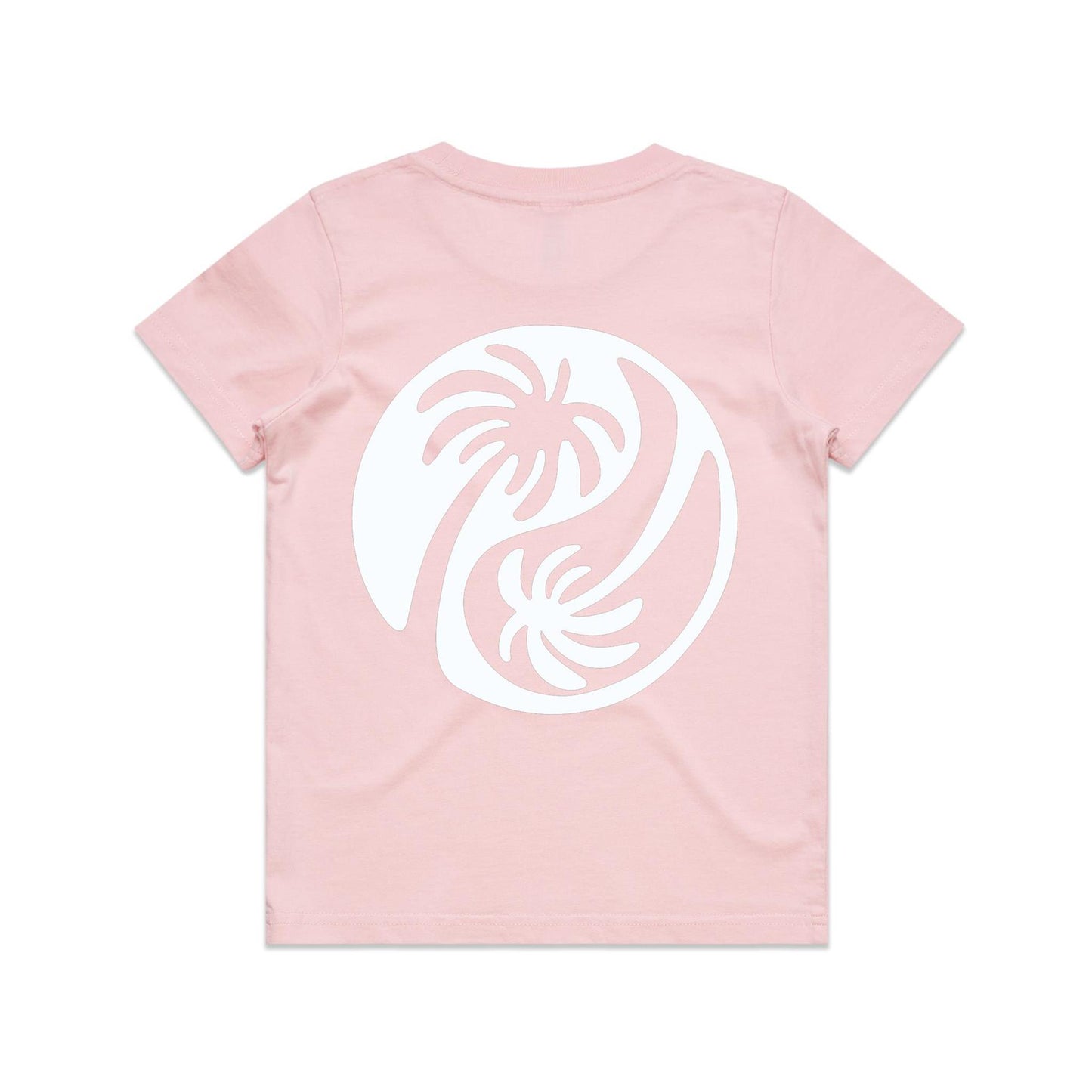 Youth Yin - Yang Palm Tee - White Logo
