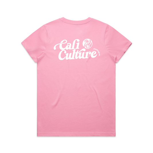 Pink Day Tee - Women's White Back Logo