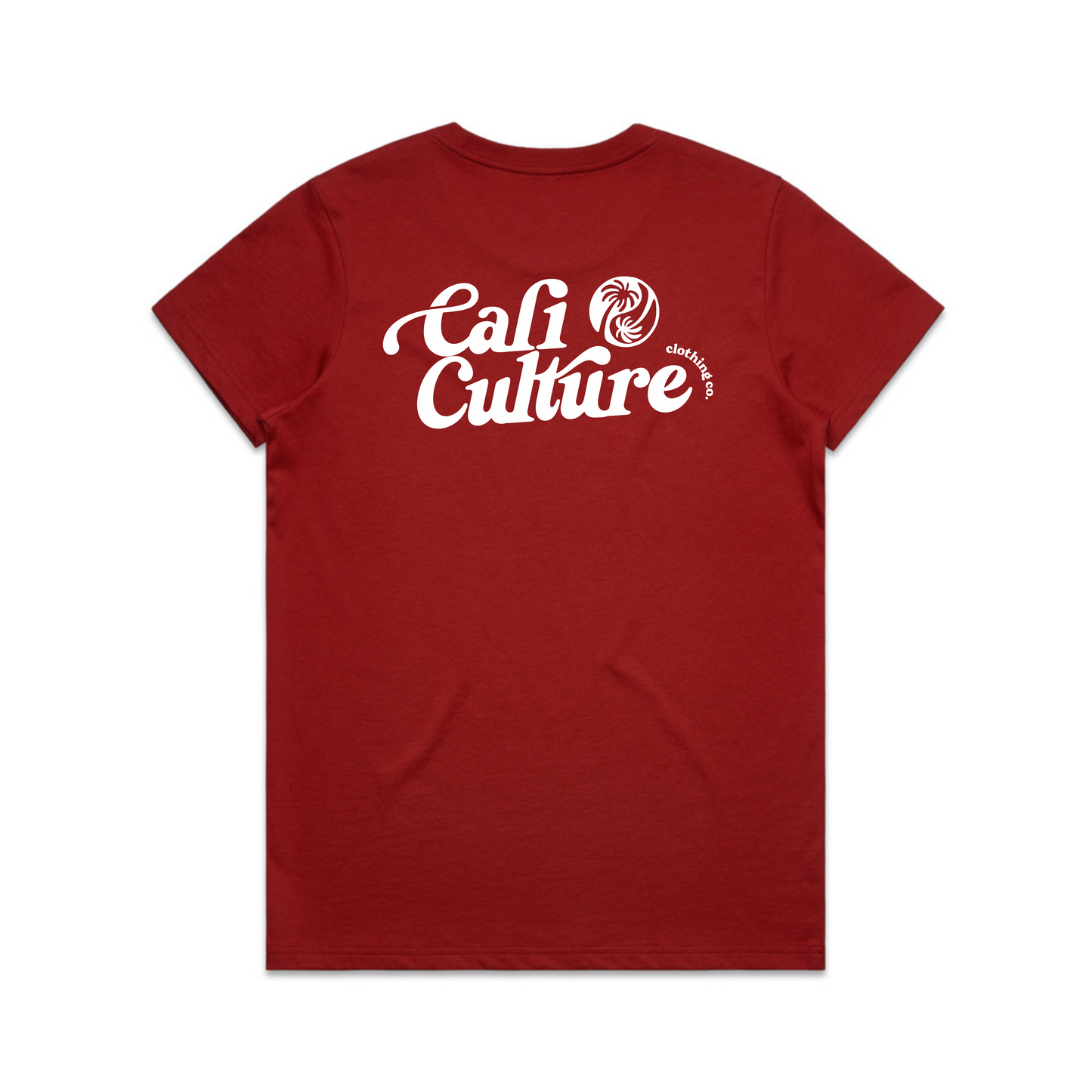 Red Day Tee - Women's White Back Logo