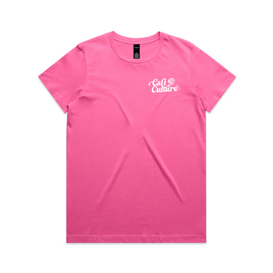 Pink Day Tee - Women's White Logo