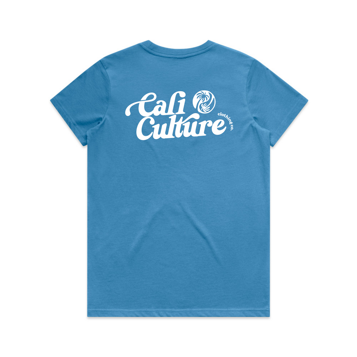 Blue Day Tee - Women's White Back Logo