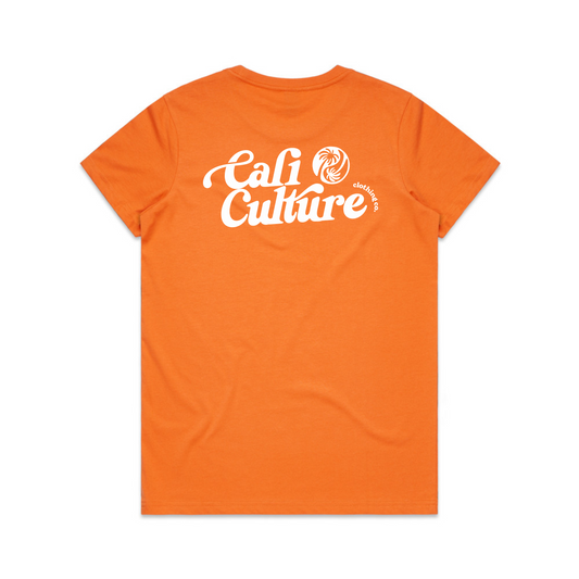 Orange Day Tee - Women's White Back Logo