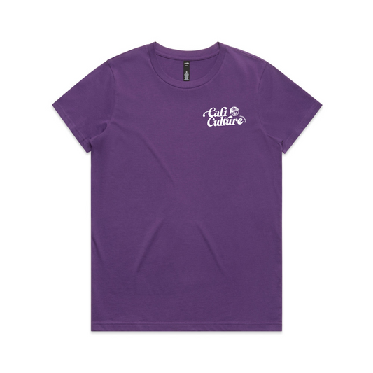 Purple Day Tee's - Women's White Logo