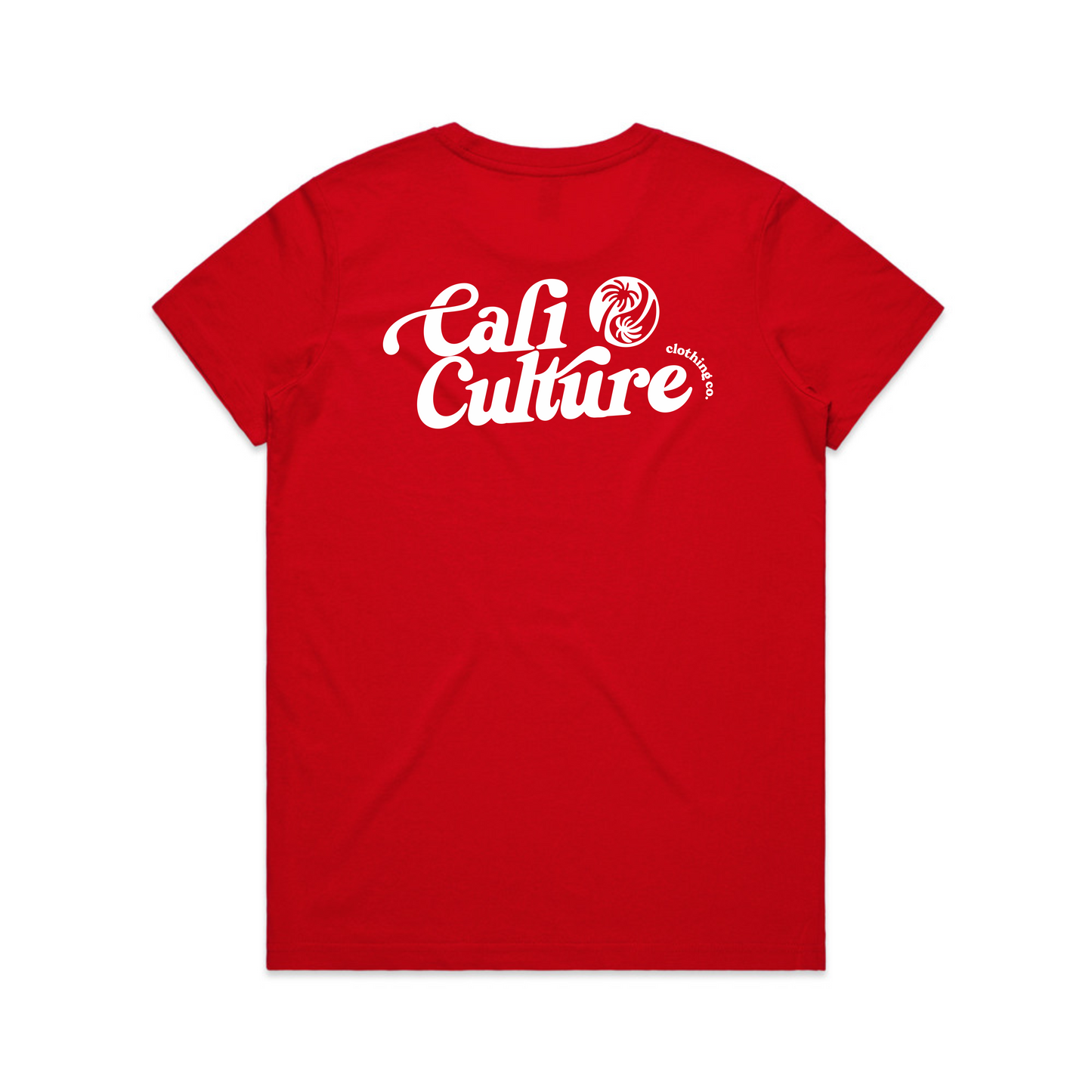 Red Day Tee - Women's White Back Logo
